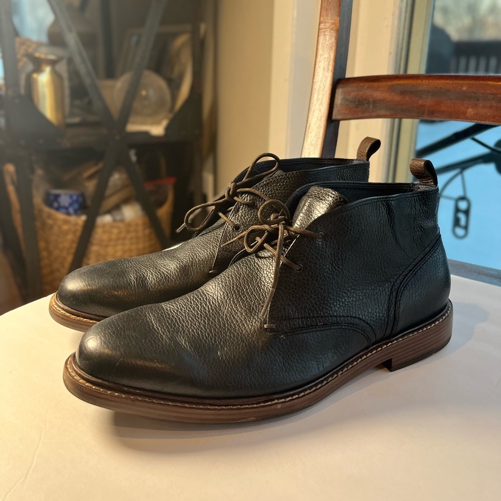 Mint Cole Haan Boots in Black, Size 12.. Great for Work or Weekends